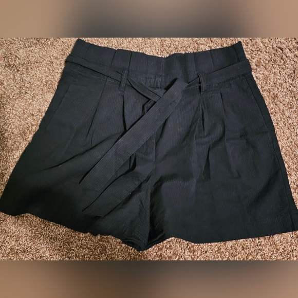 J. Crew Black Tie Waist Shorts 10 NWT. - Picture 1 of 6